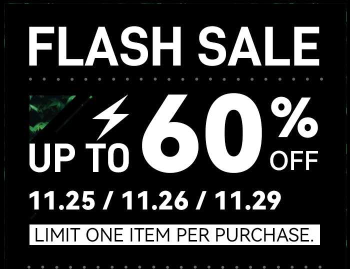 gensace tattu black friday & cyber monday flash sale up to 60% off