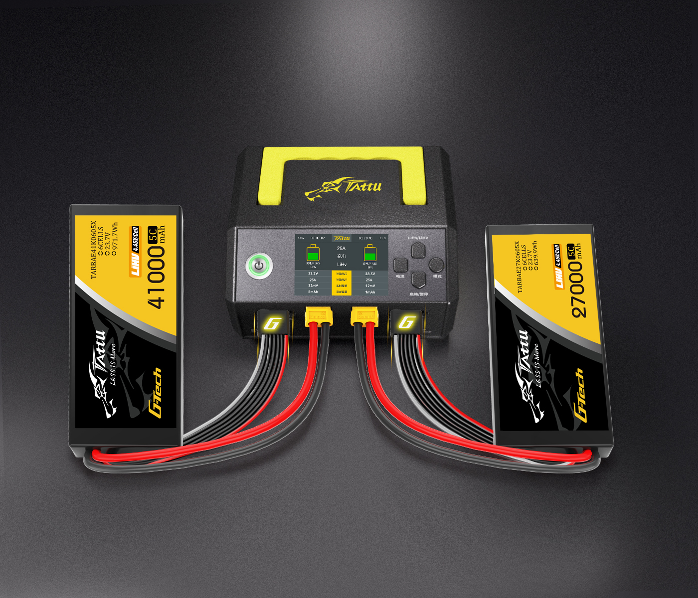 TA1000 Charger and Tattu High Energy/High Voltage Battery Solution